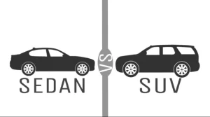  Sedan and an SUV 
